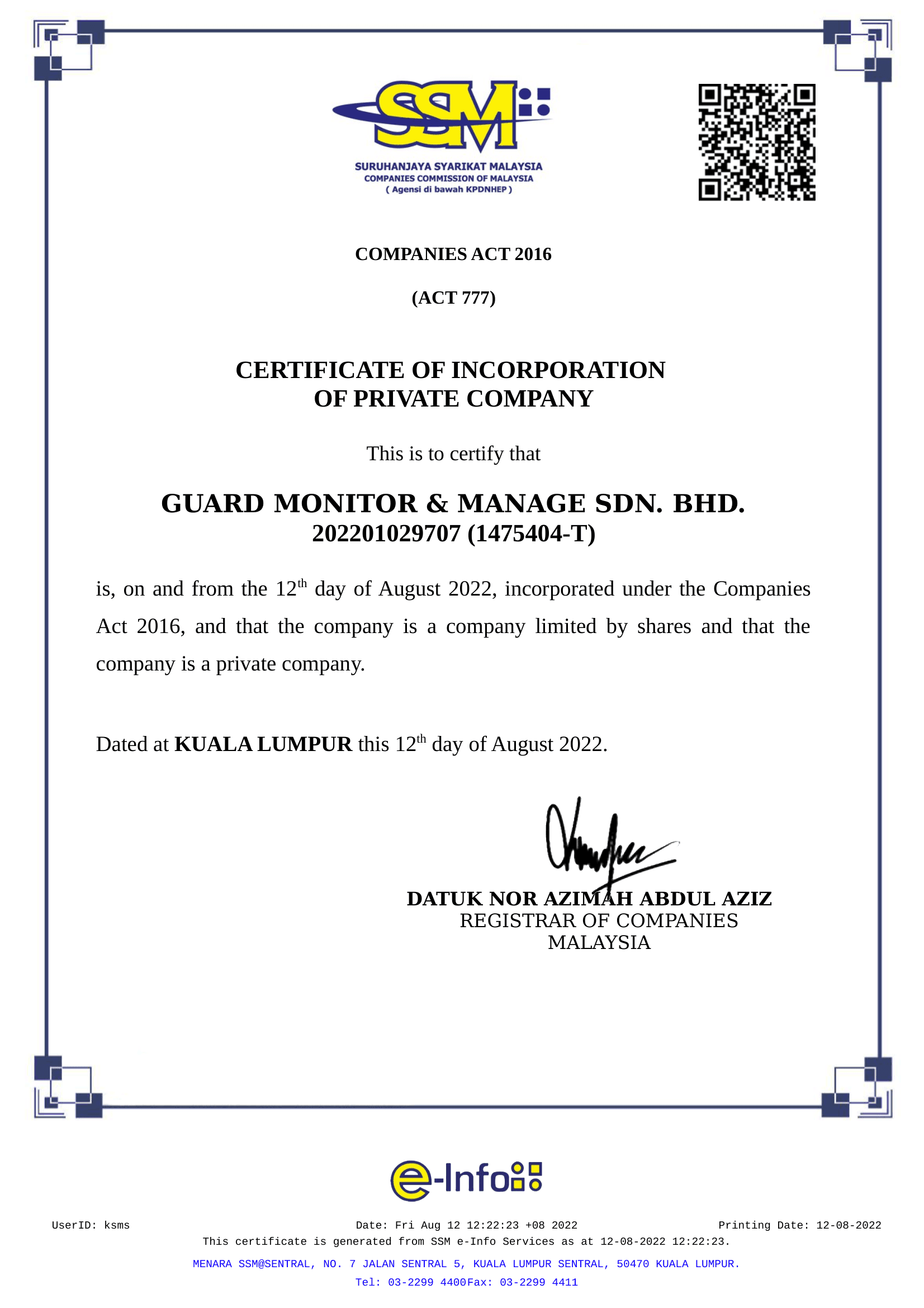 Company Registration
